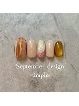 エトワールネイル 高崎筑縄町店(Etoile nail)/24年9月シンプルハンド定額