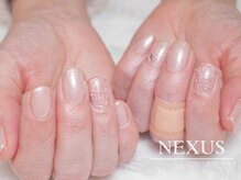 ネクサス(NEXUS)/控えめな大人のツイードネイル