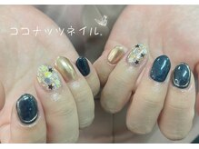 ココナッツネイル/シンプルネイル