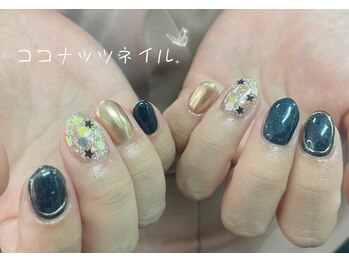 ココナッツネイル/シンプルネイル