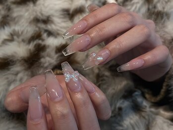 シェリーラメール 原宿店(cherie la mer)の写真/【オーロラ/ミラー/マグネットコース¥7,990】爪が短いからこそ可愛いネイルデザインも多数用意◎