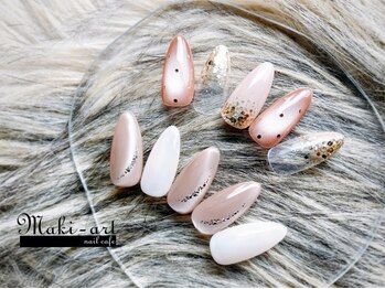 ネイルカフェ マキアート(nail cafe Maki art)の写真/【パラジェル愛用サロン】ご新規様オフ無料☆美爪重視のシンプルdesignはお仕事されている方におすすめ！