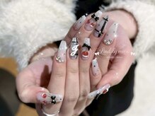 リンドネイル バイ モカ アンド ララ(Lind nail by moca and LaLa)/【mian】さくらんぼ/チェック