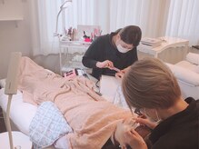 パールビューティーラッシュアンドネイル(Pearl Beauty Lash nail)の雰囲気（☆同時施術☆寝ている間にまつ毛もネイルも同時にキレイ！）