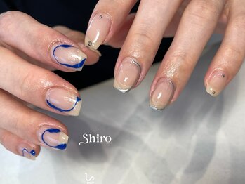 スワン 浜松駅前(SUWAN)/《シンプルちぐはぐネイル》