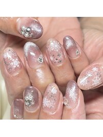 冬☆マグネットネイル