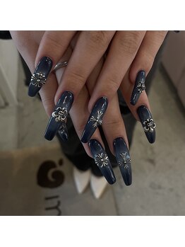 キーバイマグモモ(KYE by Mag momo)/スプレー風ネイル/クロム