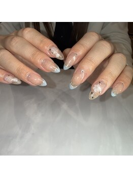 エーナイン イオンモール三川店/水色×結晶^^