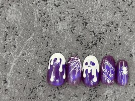 ハロウィンネイル/スカル