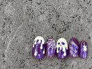 ハロウィンネイル/スカル
