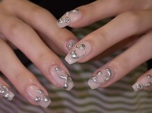 ジェミーネイル エビス(Jemiy nail ebisu)/ミラーぷっくりうねうね