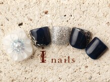 アイネイルズ 町田店(I nails)/ぷっくりフラワーFOOT 10480円