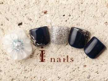 アイネイルズ 町田店(I nails)/ぷっくりフラワーFOOT 10480円