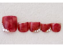 ネイルルージュ(Nail Rouge)/マーブルネイル★フットジェル