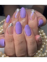 エム(M)/ガラスネイル