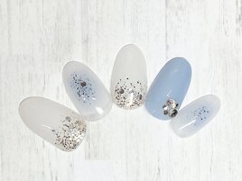 チーク　ラメ　春夏