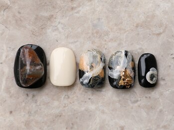 ルフトエーデ(LUFT Ode)/【Art 8】インク滲みネイル