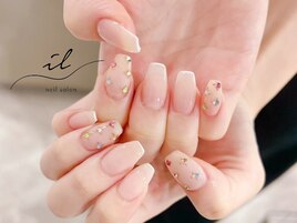 シンプルストーンネイル