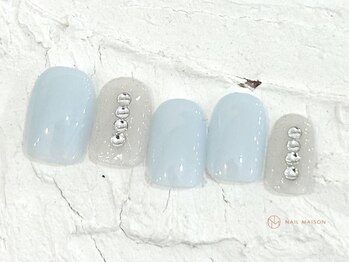 ネイルメゾン 池袋店(NAIL MAISON)/シンプルストーン¥8050