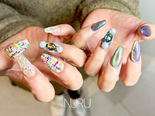 ヌル ネイル 堀江(NURU NAIL HORIE)/個性派☆アシメネイル