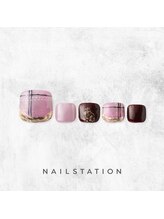 ネイルステーション ルミネ新宿1店(NAIL STATION)/シンプルネイル／パラジェル