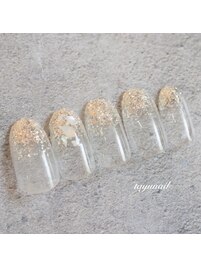 ラメグラデーションネイル