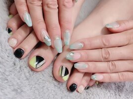 【フット＆ハンド】モダンネイル