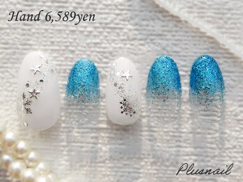 プラスネイル 銀座中央通り店(PLUS NAIL)/【2867】定額6,589円ラメ