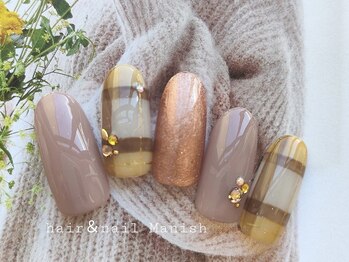 マニッシュ(Manish)/チェックネイル