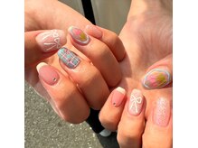 持ち込みニュアンスネイルからシンプルネイルまでお任せ下さい！