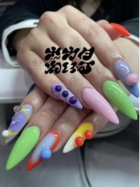 【ジェリ】カラフルネイル★