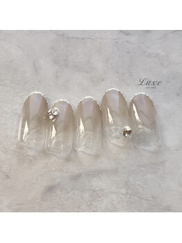 ネイルケア付きブライダルネイル