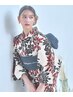 【11時以降☆花火大会】盛れヘア＆メイク＋浴衣着付け　13500円　1.5h