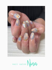 オーロラネイル