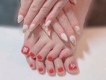 プルメリア バイ リリーズ ネイル(Plumeria By Lily's Nail)の雰囲気（オフ込★いつでも定額4980円→手足セット割10000円※オフ込）
