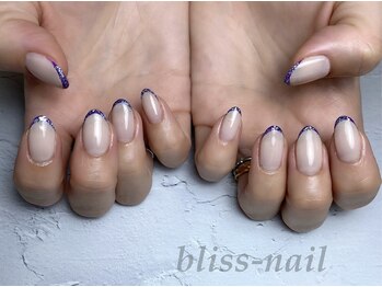 ブリスネイル(bliss-nail)/グラデベース&フレンチ
