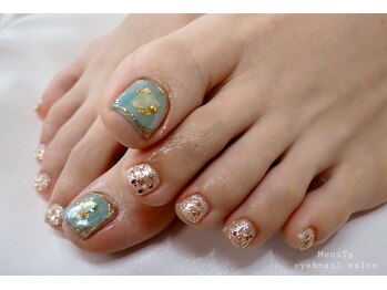 メニティ(MeniTy)/親指アート+ワンカラー