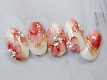 ネイルサロン シェル(Nail Salon SHELL)/フラワーネイル～★