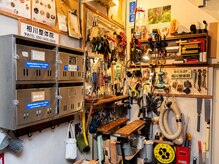 相川整体院の雰囲気（趣味（DIY）満載の当店エントランスとなります。）