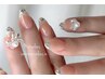 【ハンド】ガラスフレンチ．《オフ/ケア込み》¥8,500