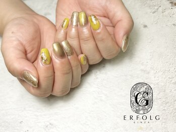 エアフォルク 銀座(ERFOLG)/イエロー×ゴールドニュアンス