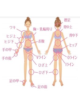 シャングリ ラ(Shangri La)/【美肌イオン導入脱毛☆16ヶ所】