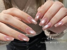 アテ(ate)/ピンクマグネットネイル