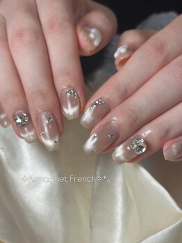 ヘアーデザイン ジュモク(Jumoku)/◎マグネットフレンチネイル