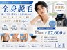 人気No.2【ハイブリッド】結果が出る全身脱毛(顔vio込）120分35200→17600
