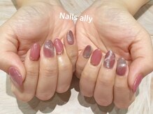 ネイルズアリー 立川店(Nails ally)/マグネットネイル×ニュアンス
