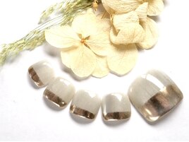 ミラーフレンチネイル