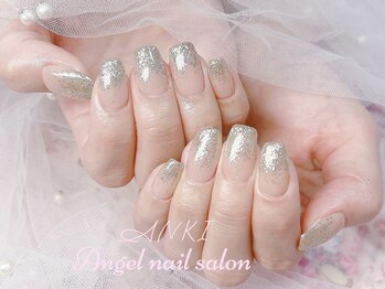 エンジェルネイルサロン(Angel nail salon)/シャンパンゴールドxベース追加