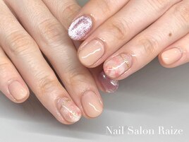春ネイル/入学式ネイル/上品