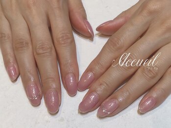 アクイユ 銀座店(ACCUEIL)/キラキラオフィスネイル